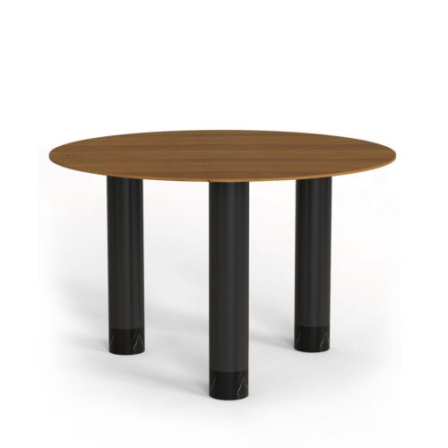 Pilotis Claouey table wood veneer