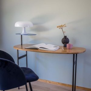 Antoinette Dressing Table Desk Oak - Image 5